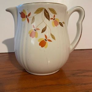 Vintage Hall Superior Quality Kitchenware Mary Dunbar Autumn Leaf Pitcher